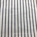 Popular Linen Cotton Blended Dobby Striped Fabric for Shirts